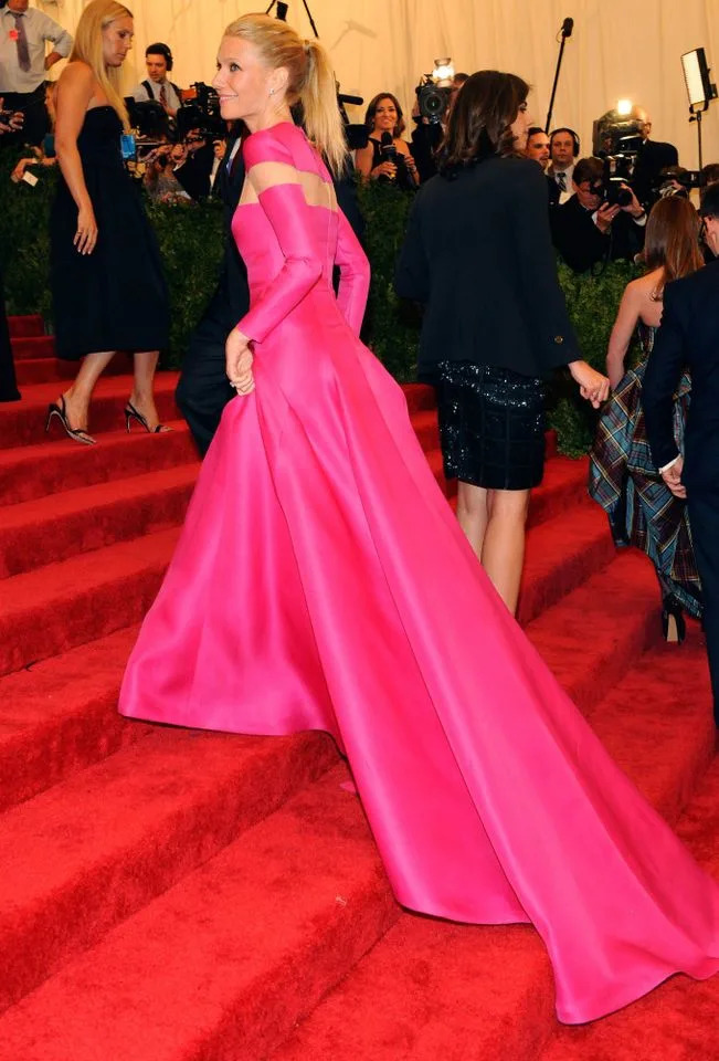 Gwyneth Paltrow walks up the Met Gala steps in N.Y.C. on May 6, 2013Credit: Rabbani and Solimene Photography/WireImage