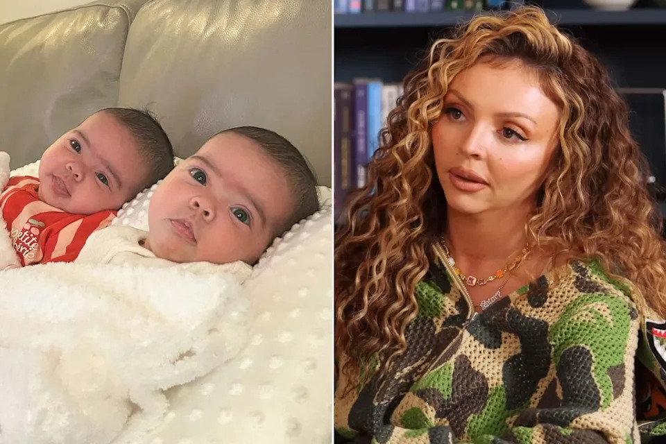 Jesy Nelson with her twins Ocean and StoryCredit: Jesy Nelson/Instagram; Great Company with Jamie Laing/Youtube