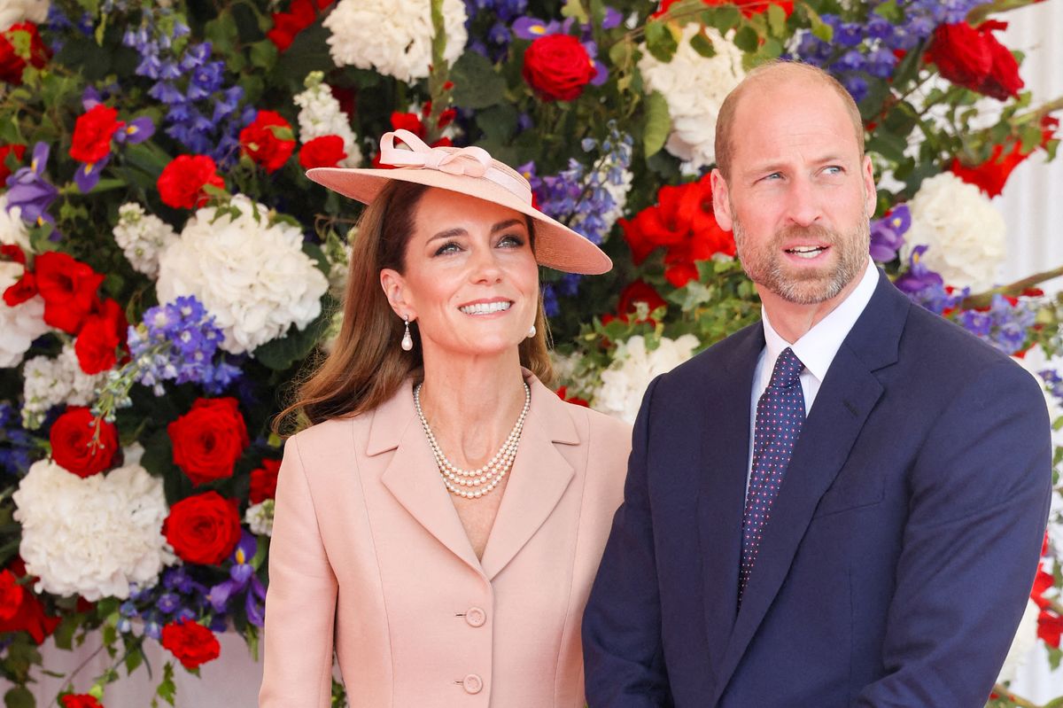 A photo of William and Kate