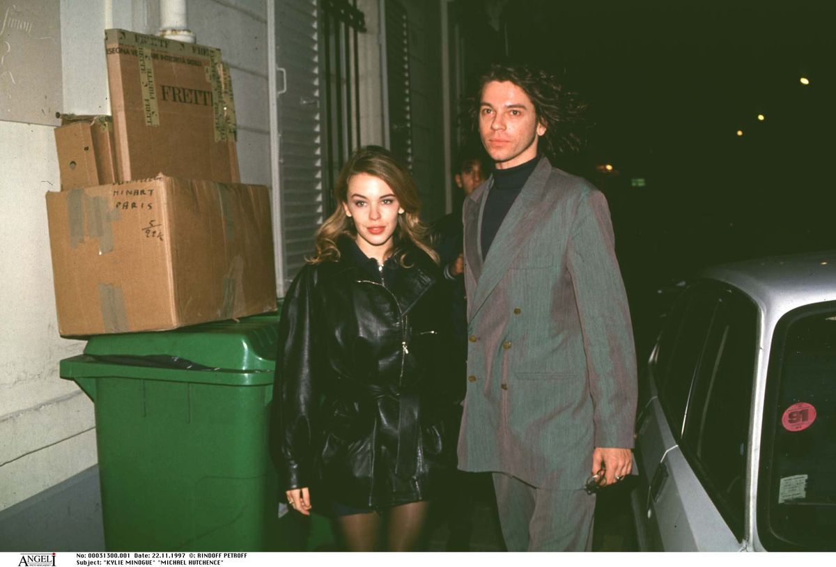 Kylie Minogue and Michael Hutchence 
