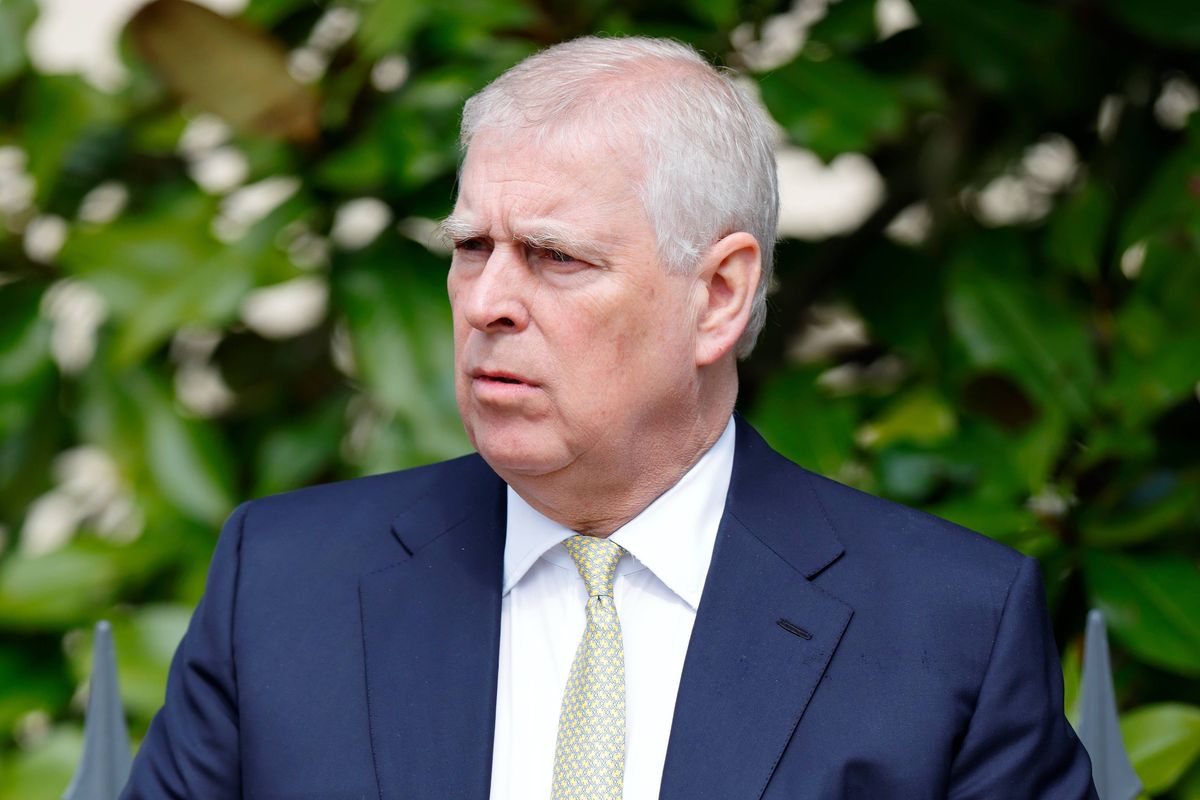 WINDSOR, UNITED KINGDOM - APRIL 20: (EMBARGOED FOR PUBLICATION IN UK NEWSPAPERS UNTIL 24 HOURS AFTER CREATE DATE AND TIME) Prince Andrew, Duke of York attends the traditional Easter Sunday Mattins Service at St George's Chapel, Windsor Castle on April 20, 2025 in Windsor, England. (Photo by Max Mumby/Indigo/Getty Images)