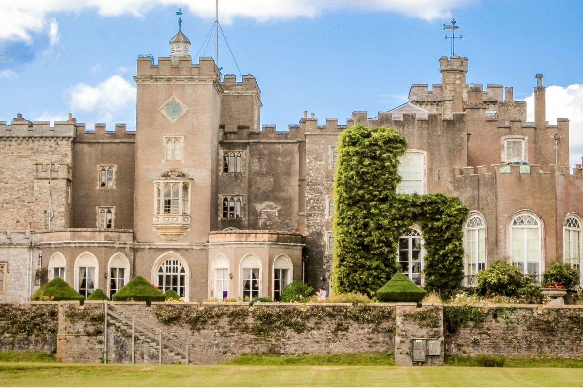Powderham Castle, Devon, the current home of Charles Courtenay