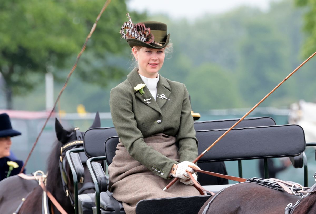 Louise is known for her love of carriage driving