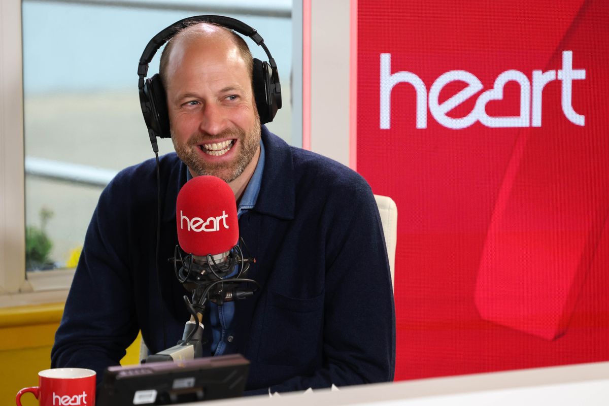 Prince William speaking on Heart Breakfast this morning