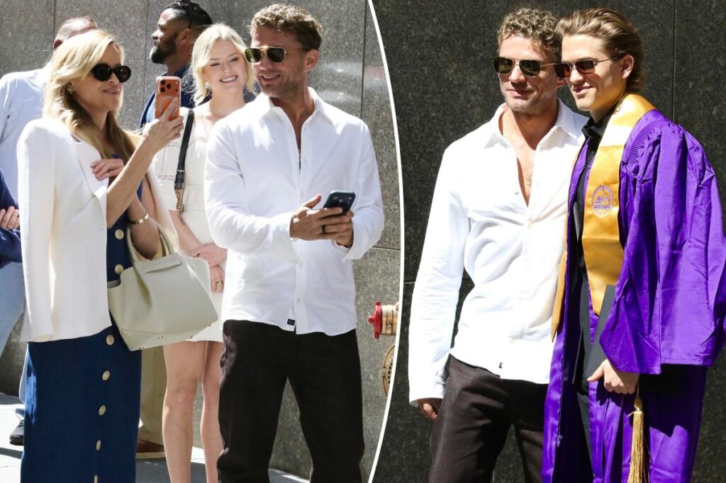 Exes Reese Witherspoon and Ryan Phillippe reunite at son Deacon’s college graduation Exes Reese Witherspoon and Ryan Phillippe reunite at son Deacon's college graduation