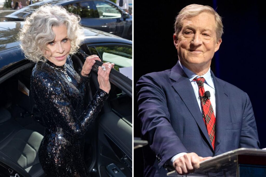 Tom Steyer shelled out $310K to Jane Fonda's PAC