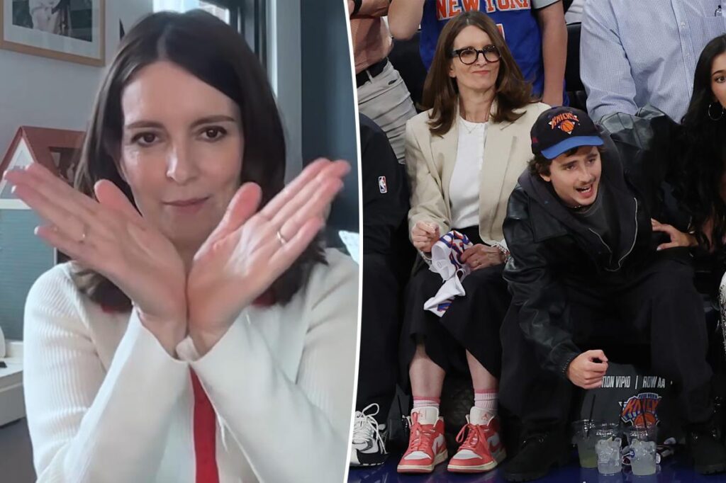 Tina Fey reacts to Timothée Chalamet’s viral manspreading incident at Knicks game Tina Fey reacts to Timothée Chalamet's viral manspreading incident at Knicks game