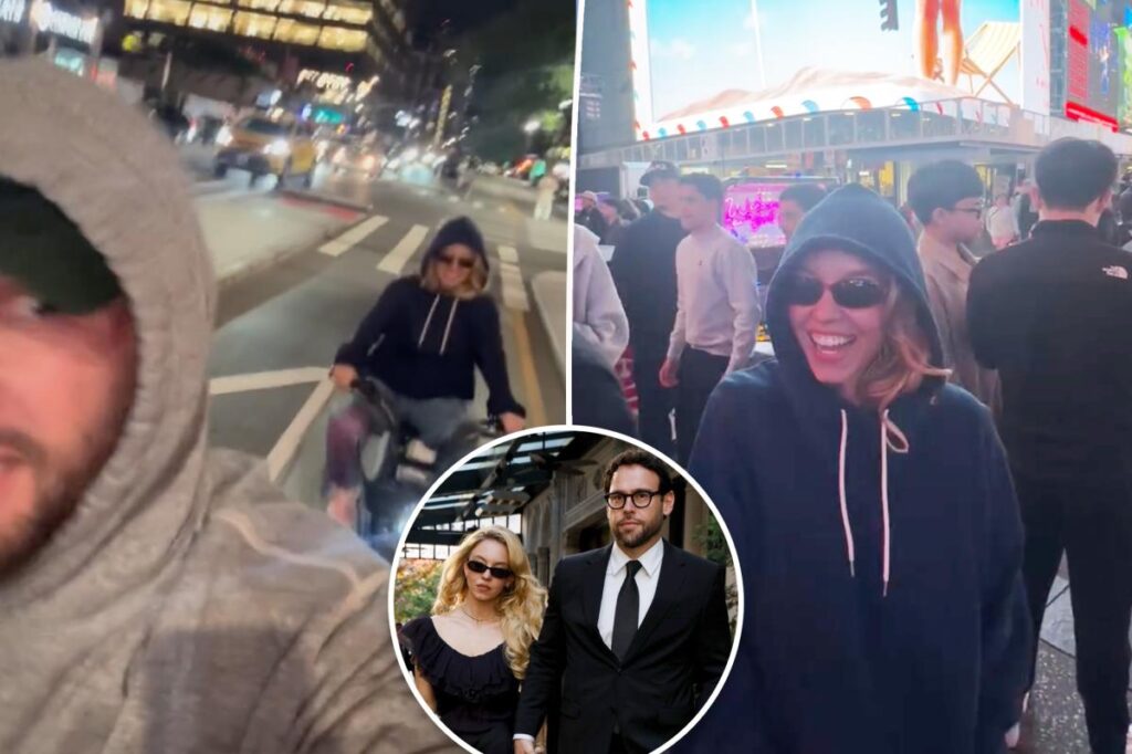 Scooter Braun takes Sydney Sweeney to Times Square in undercover date night Scooter Braun takes Sydney Sweeney to Times Square in undercover date night
