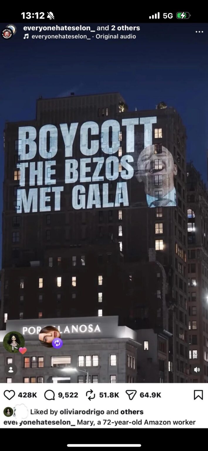 Olivia Rodrigo likes post about boycotting the Met Gala before attending the YSL hosted Met Afterparty