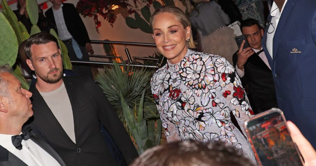 Sharon Stone Doms Cannes