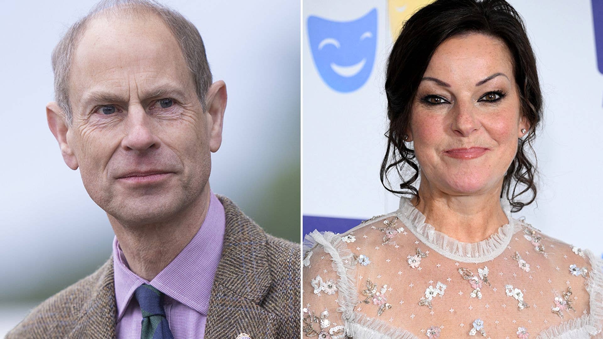 Split image of Prince Edward and Ruthie Henshall