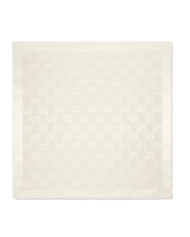Jacquard Silk Wool Shawl