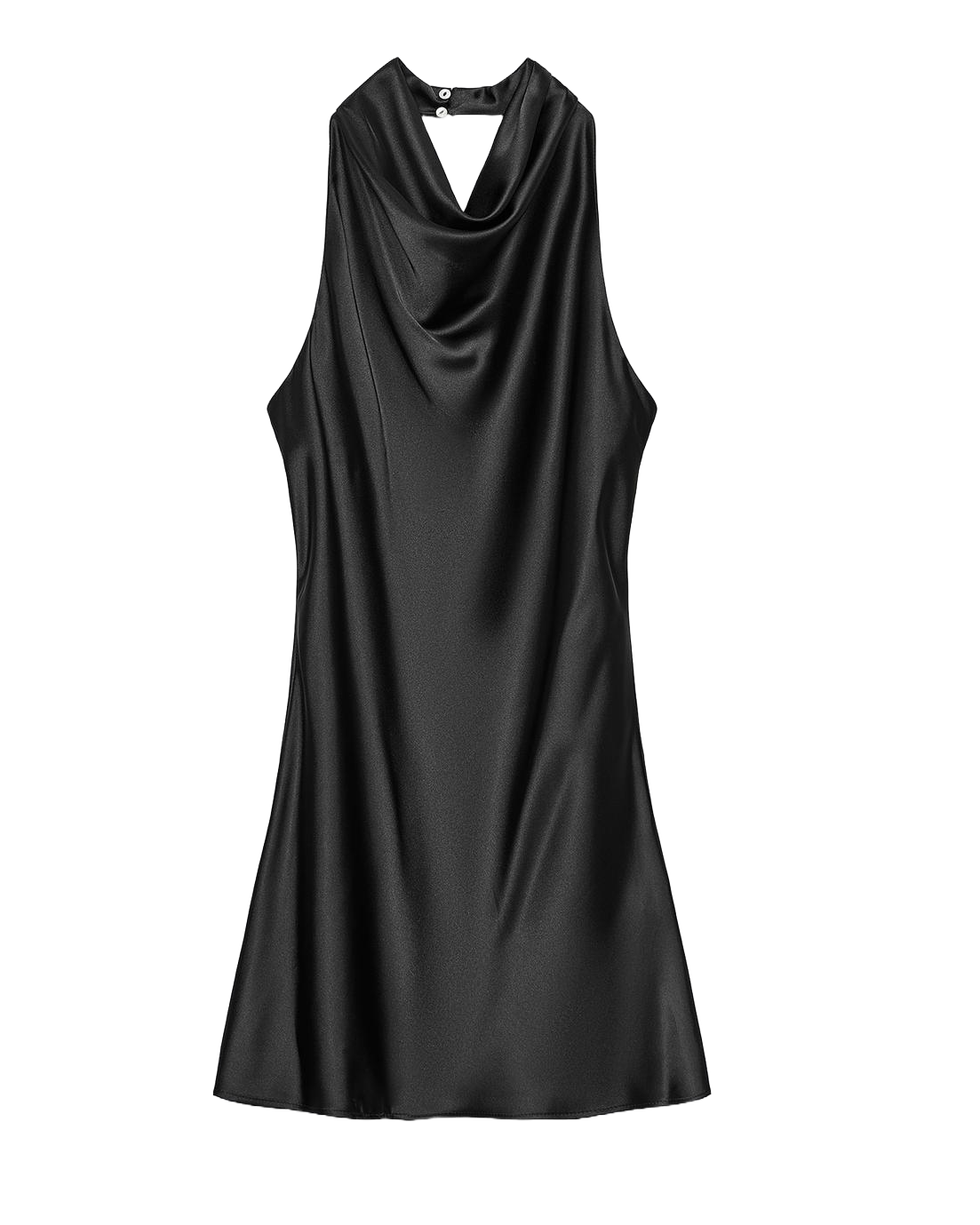 Satin Effect Mini Dress 