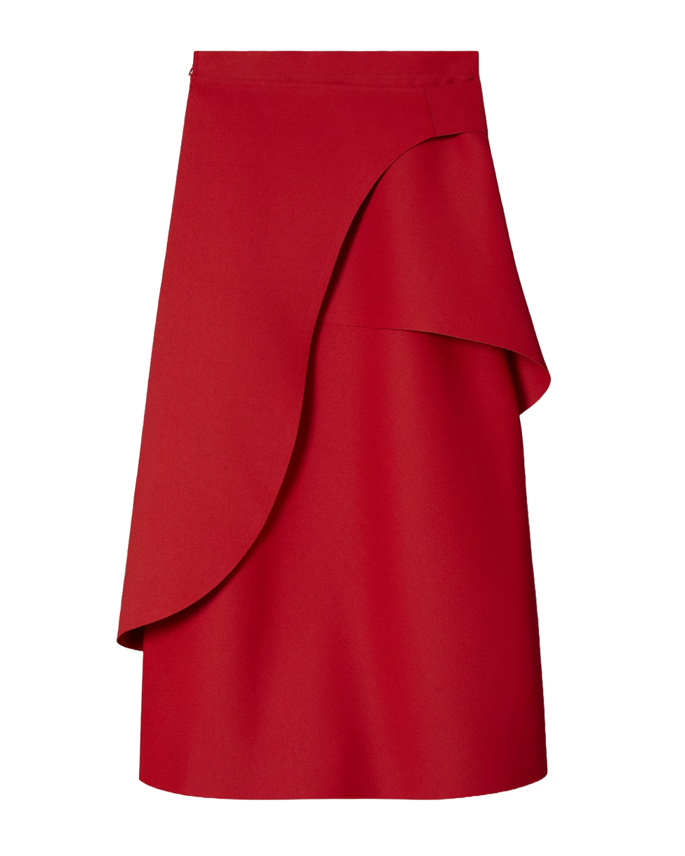 Crepe Wrap Skirt
