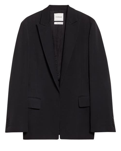 Elaina Tailored Wool Blazer 