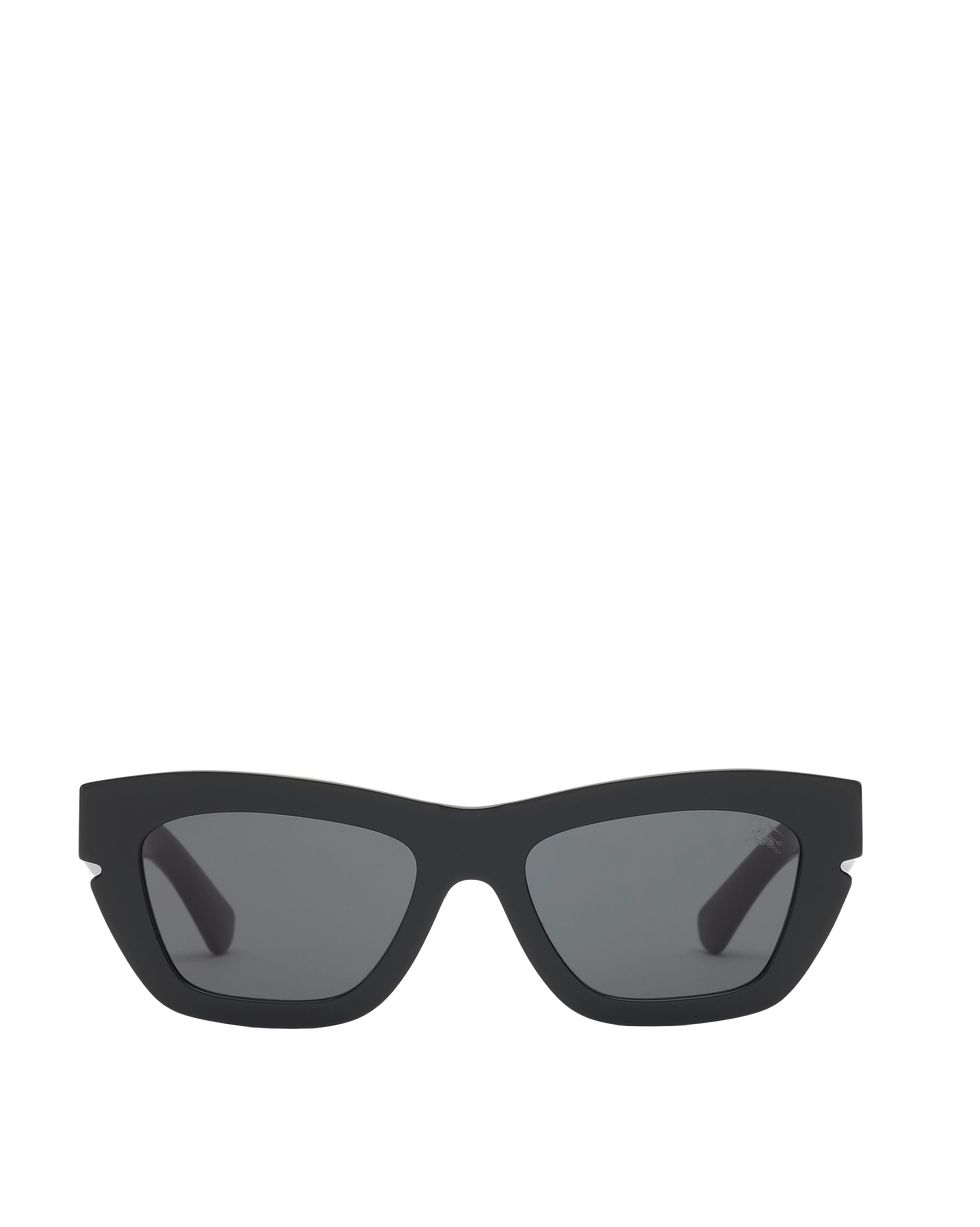 Inlaid Check Cat-eye Sunglasses​