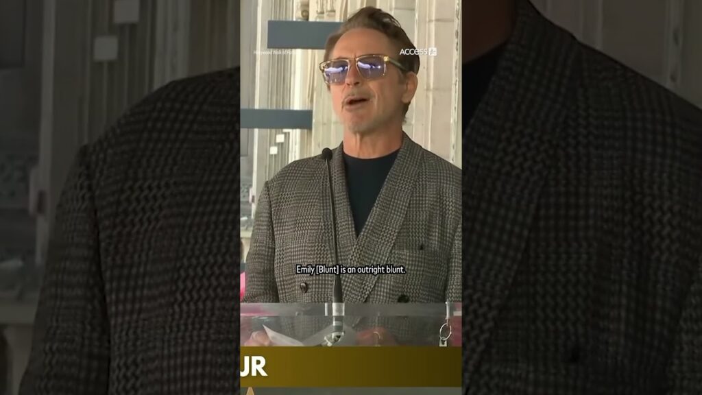 Robert Downey Jr. Has Hilarious Entrance During Hollywood Walk of Fame Ceremony