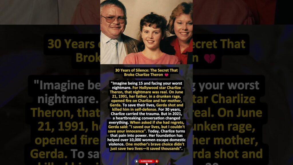30 Years of Silence: The Secret That Broke Charlize Theron 💔