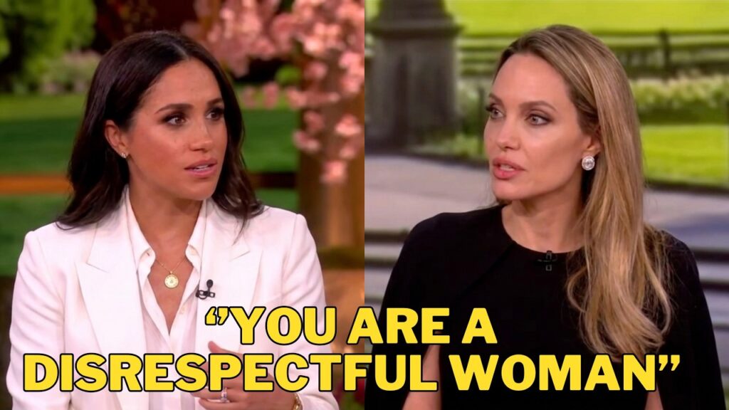Angelina Jolie HUMILIATES Meghan Markle Live On The View After Heated Clash