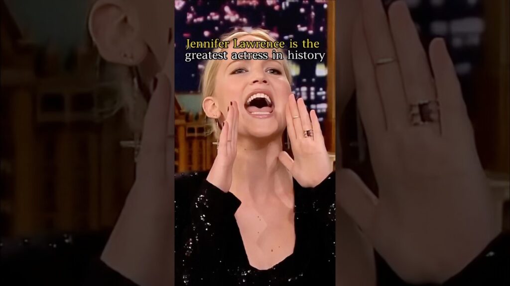 Jennifer Lawrence is the greatest actress in history #funny #comedy #funnyshorts #jenniferlawrence