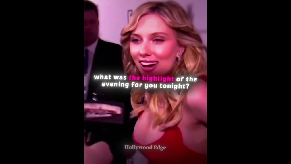 Scarlett Johansson's HILLARIOUS Red Carpet Moment 😂