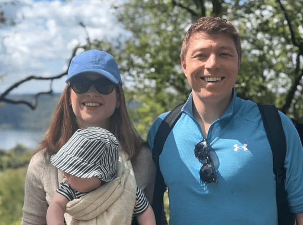 Emily Carver and Patrick Christys