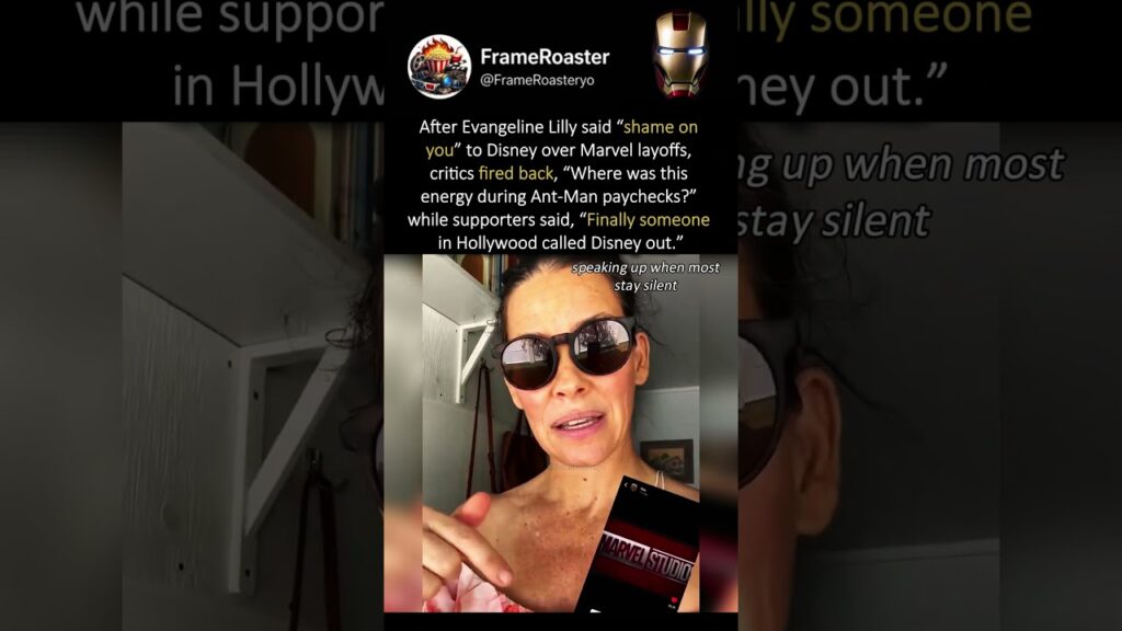Evangeline Lilly Says “Shame On You” — Internet Fires Back #disney