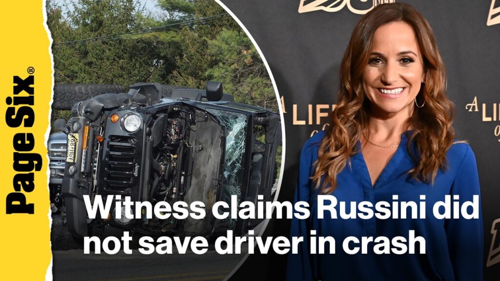 Bizarre twist in Dianna Russini crash story as witness claims she didn't save driver