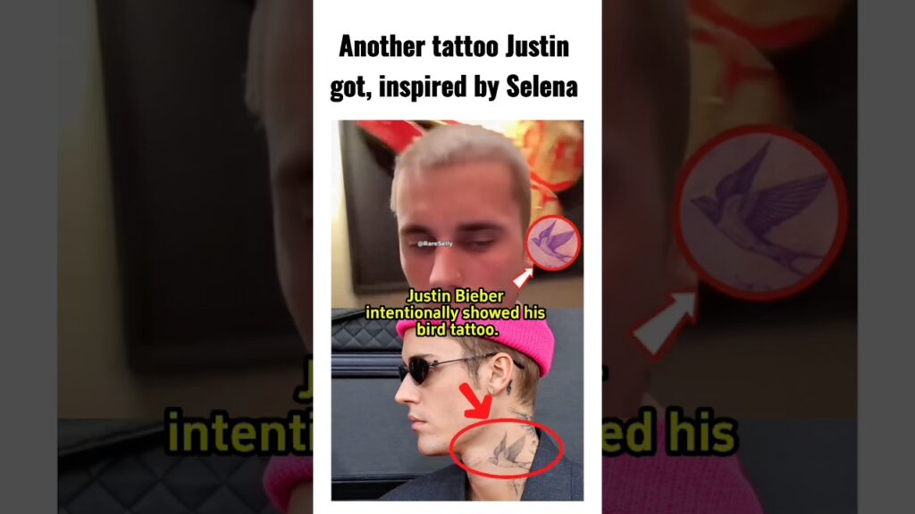 Another tattoo Justin got, inspired by Selena #justinbieber #selenagomez