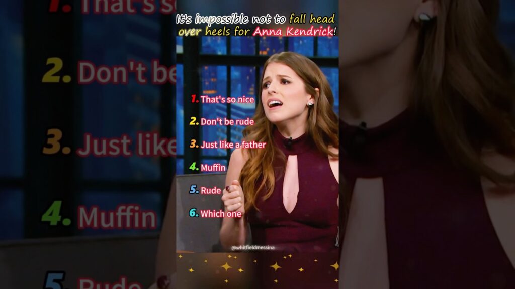 It's impossible not to fall head over heels for Anna Kendrick!#fyp #celebrity #shorts #funny #viral