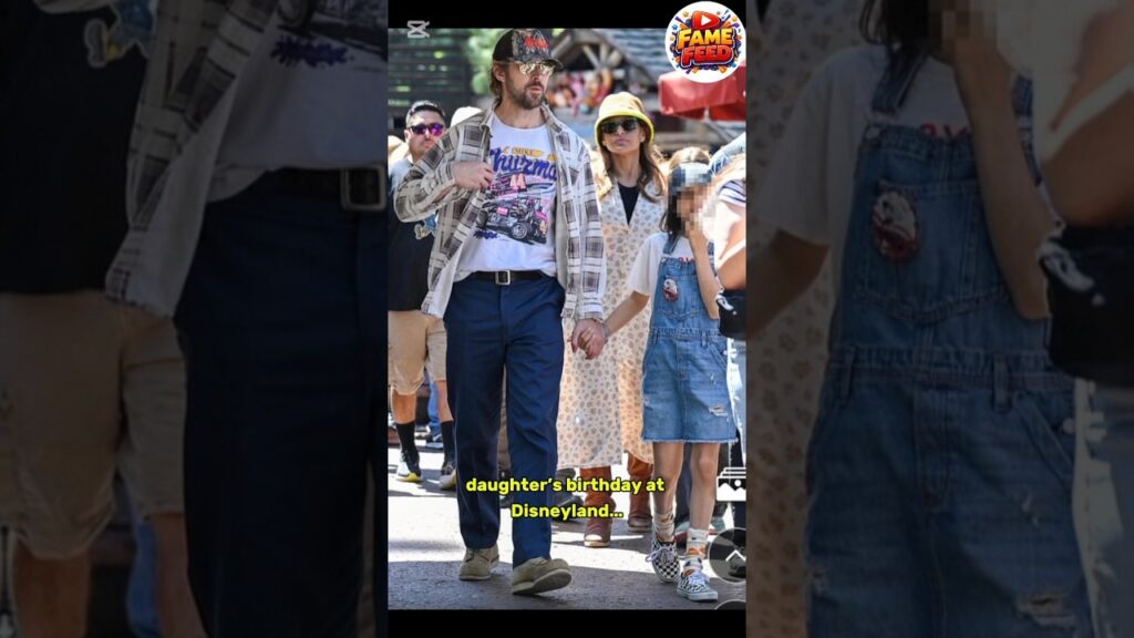Ryan Gosling & Eva Mendes SPOTTED at Disneyland 😳 Rare Family Moment!