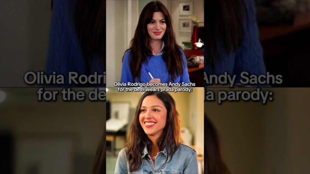 Olivia Rodrigo vs. Andy Sachs 😂 Who did it better?!