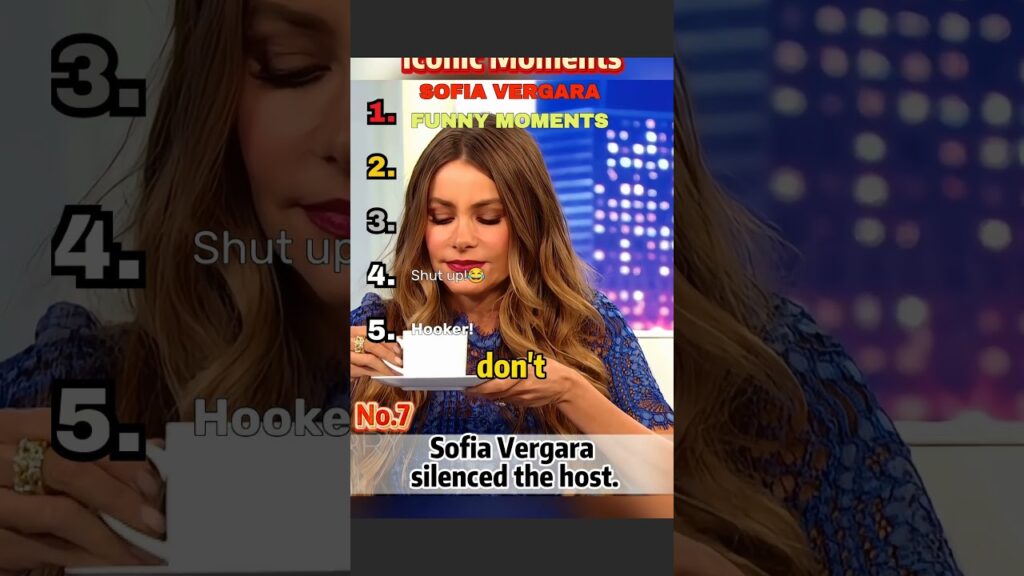 🔥Funniest Sofia Vergara's Moments🔥  #ranked #celebrity #reels #funnymemes #ranking