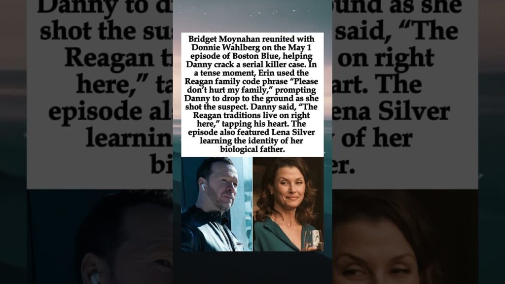 Bridget Moynahan’s Erin Reagan Returns to Boston Blue with Classic Reagan Family Code #BostonBlue