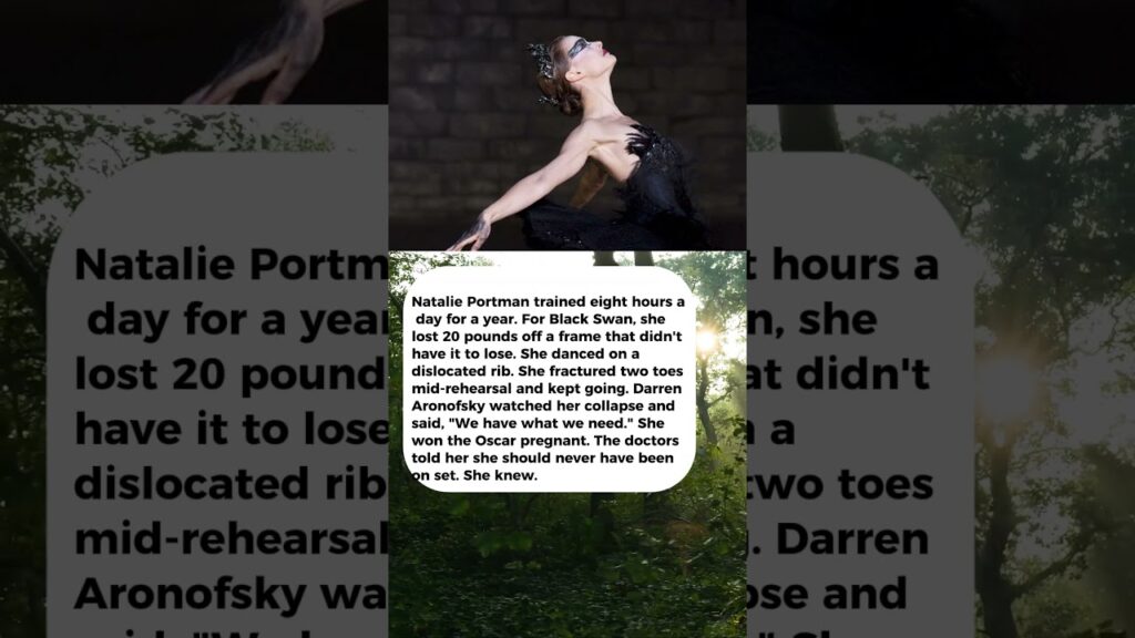 Natalie Portman Lost 20 Pounds for Black Swan & Her Bones Started Breaking on Set