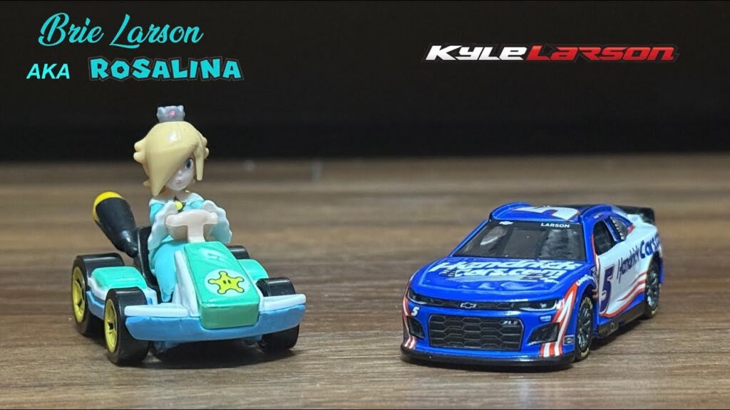 Kyle Larson Meets Brie Larson (Rosalina)