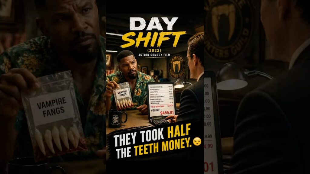 They Took Half the Teeth Money 😒🧛 | Day Shift (2022) #shorts #movie