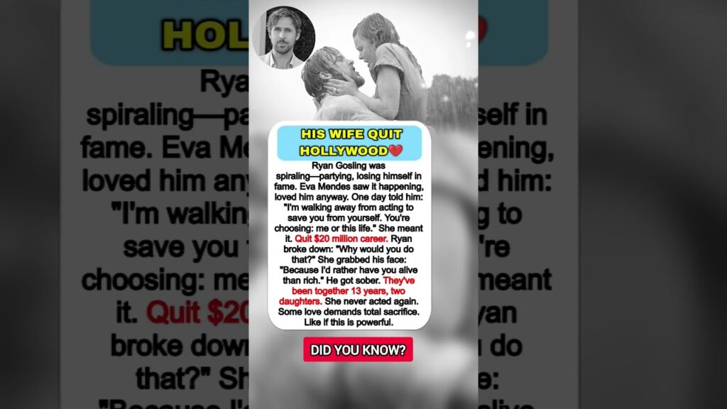 HIS WIFE QUIT HOLLYWOOD💔😭