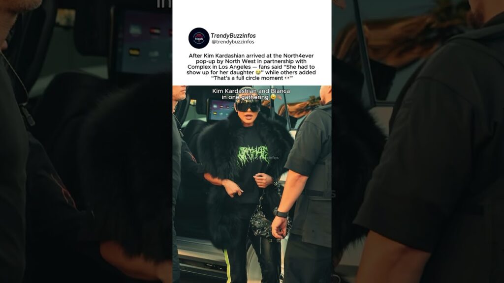 Kim Kardashian “pulling up to support North West’s pop up” #northwest #kimkardashian Kim Kardashian “pulling up to support North West’s pop up” #northwest #kimkardashian