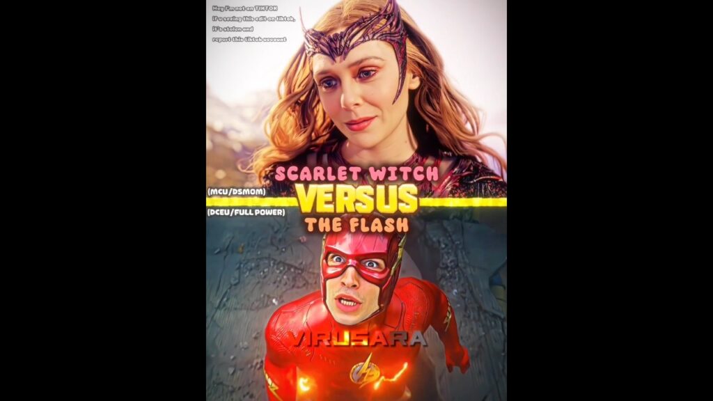 MCU Scarlet witch vs DCEU Flash | #shorts