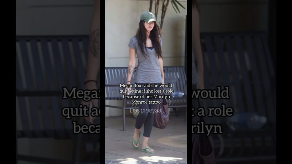 #meganfox #marilynmonroe #tattoo #celebrity #hollywood