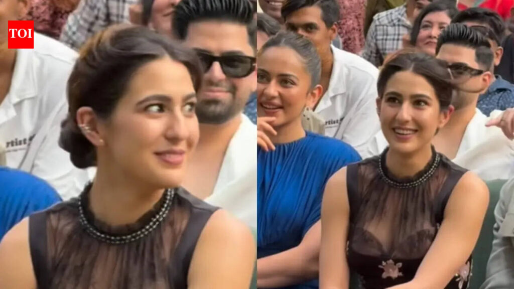 Sara Ali Khan: Sara Ali Khan is left shocked as host jokes about identifying actors from 'behind' through paparazzi videos: 'Yeh kya bol raha hai?' | Hindi Movie News