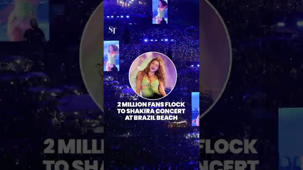 Shakira electrifies Brazil as 2 million flock to Rio de Janeiro’s Copacabana beach