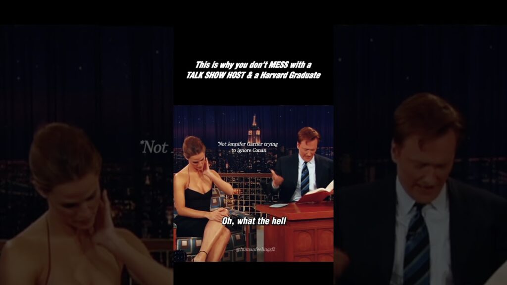 Jennifer Garner MESSED with the WRONG PERSON 😭🤣 #jennifergarner #conanobrien #edit #shorts