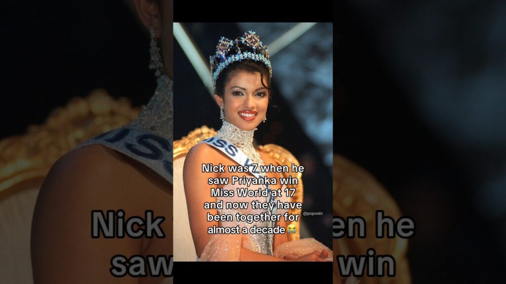 Nick Jonas was 7 years old when he saw Priyanka Chopra win Miss World at 17 years old 🥹