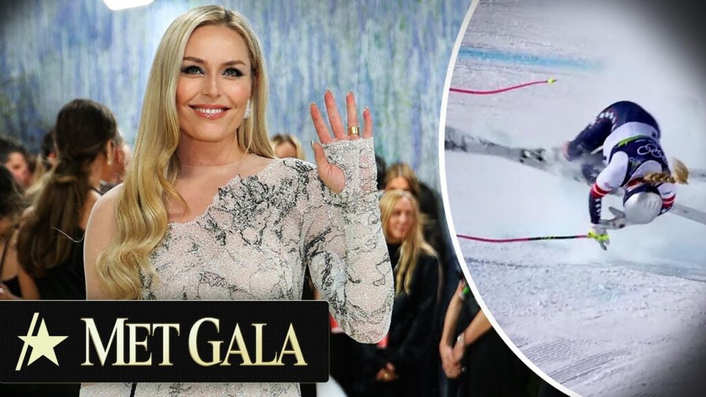 Lindsey Vonn Reacts To WALKING Met Gala Steps After Olympics Crash
