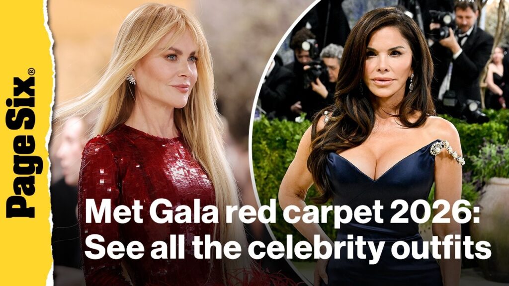 Live: See all the celebrities at The Met Gala 2026 - Nicole Kidman, Rosé, Venus Williams and more!