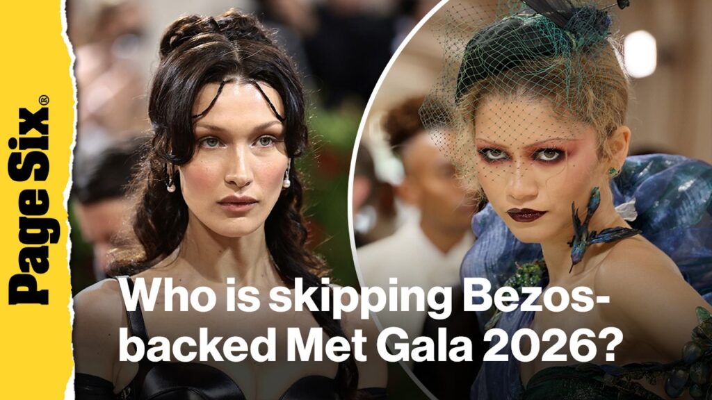 Bella Hadid joins Zendaya and more A-listers in skipping Jeff Bezos-backed Met Gala 2026