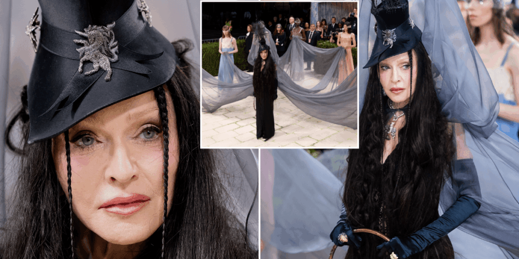 Madonna branded 'unrecognisable' as singer debuts striking appearance on Met Gala red carpet: 'Had no clue it was her!'