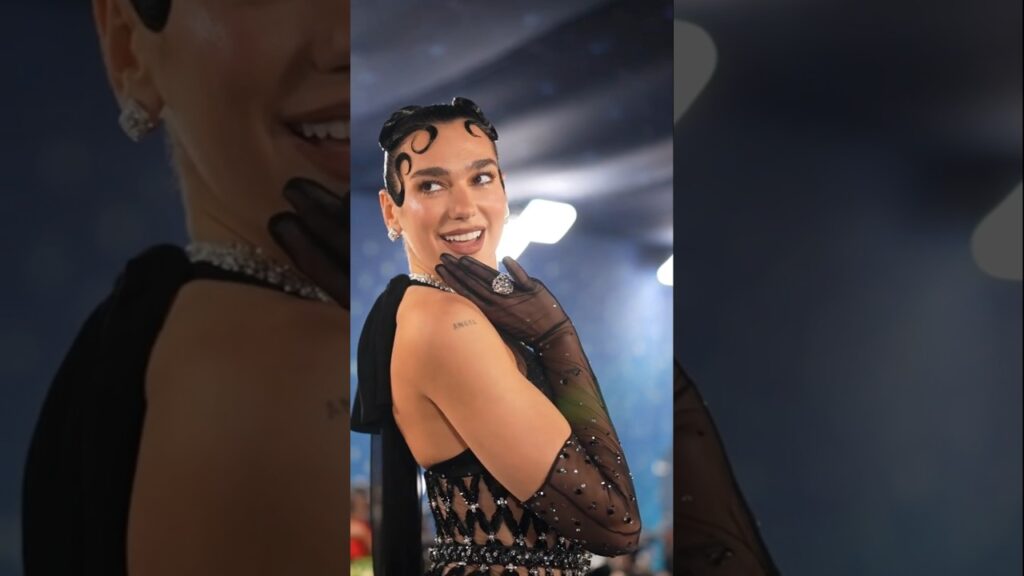 Dua Lipa Shining at the Met Gala #dualipa